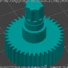 Изображение - Шестерня механизма открытия CD-чейнджера CDC Mercedes W211 - Stav3DPrint