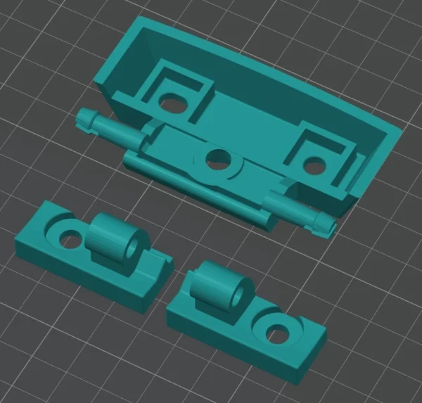 Изображение - Шарнир крышки подлокотника Toyota RAV4 (2000-2005) - Stav3DPrint
