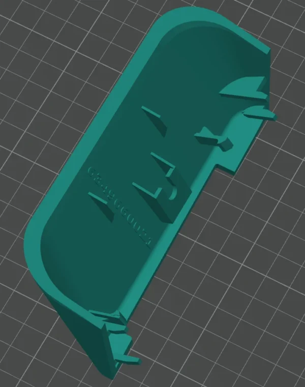 Изображение - Левая крышка рейлинга Toyota Land Cruiser 100 6349660021 - Stav3DPrint