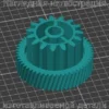 Изображение - Правая шестерня для мясорубки Laretti LR7201 - Stav3DPrint