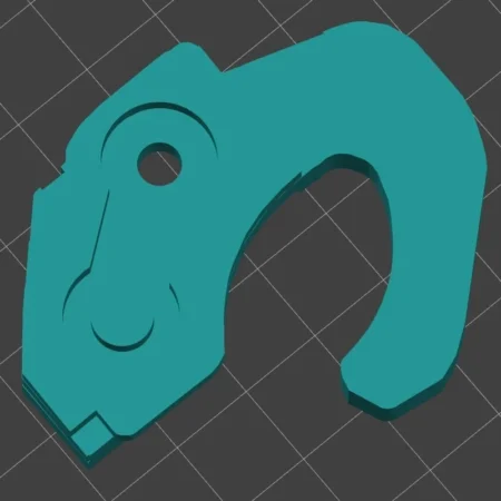 Изображение - Правый фиксатор дверцы холодильника Hitachi - Stav3DPrint