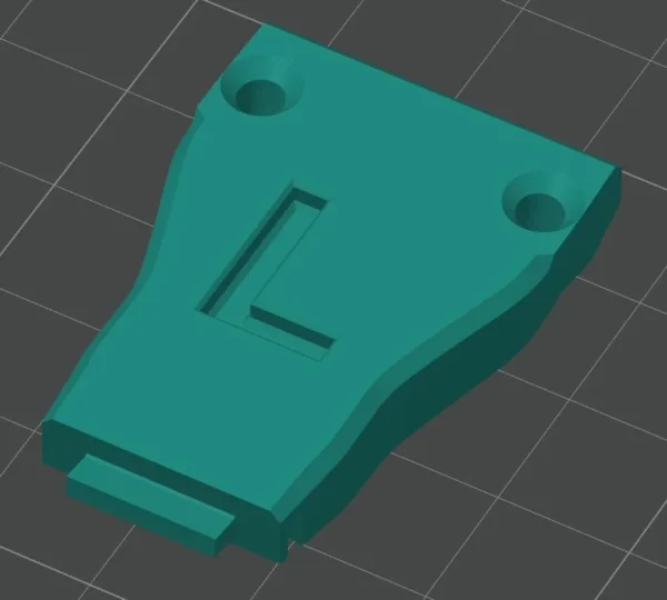 Изображение - Левая внутренняя деталь крепления дужки SkullCandy Hesh 2 - Stav3DPrint
