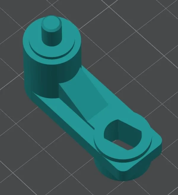 Изображение - Рычаг заслонки отопителя Honda Civic 5D 79160SMGG42 - Stav3DPrint