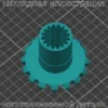 Изображение - Шестерня кухонного комбайна Rotary Line PKM-1900.7BG - Stav3DPrint