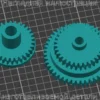 Изображение - Приводная пара шестерен для обвода бумаги в печке принтера XEROX DC470 - Stav3DPrint