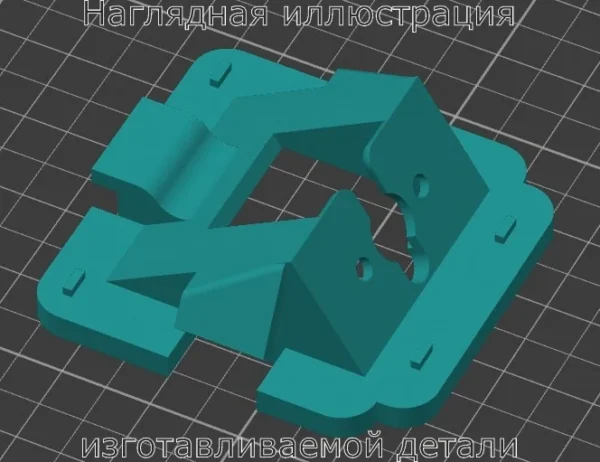 Изображение - Держатель камеры заднего вида в штатное место для Mitsubisihi Outlander XL - Stav3DPrint